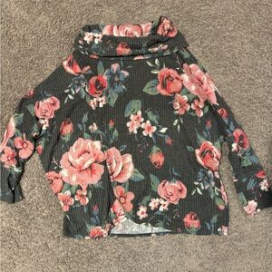 LuLaRoe Kristen Cowl Neck Pullover Size XL Oversized Fit Like New